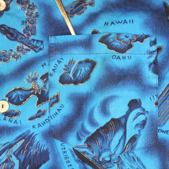 Vintage 1950's Kiilani by Alfred Shaheen - Rare Hawaiian Islands Design